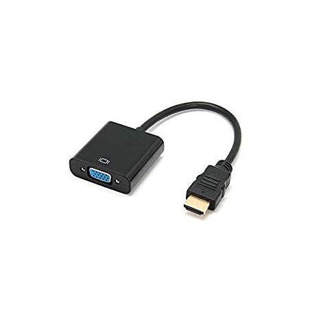 Adaptador HDMI a VGA (NEGRO)