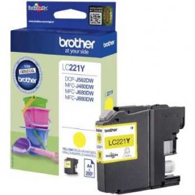 BROTHER TINTA LC221Y YELLOW