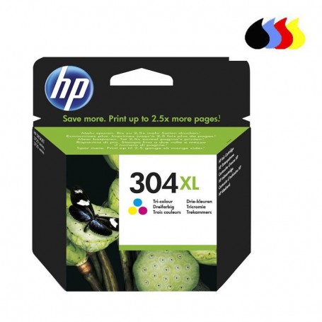 N9K07AE CARTUCHO ORIGINAL HP COLOR (N 304XL) 300 P