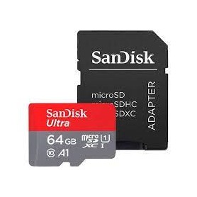 MICROSD 64GB + ADAPTADOR SANDISK